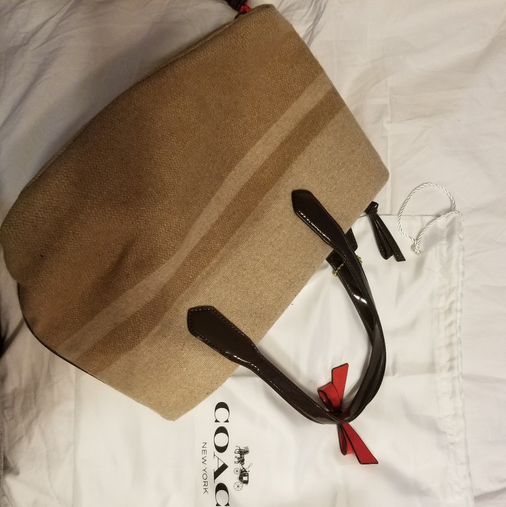 Coach Small Wool Handbag - Picture 2 of 3